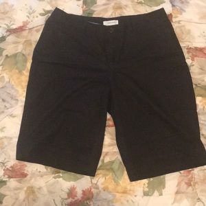 Black Bermuda shorts
